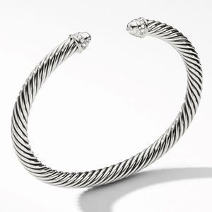 David Yurman Cable Classics Bracelet with Pavé Diamonds